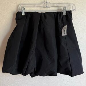 Old Navy Black Bubble Mini Skirt